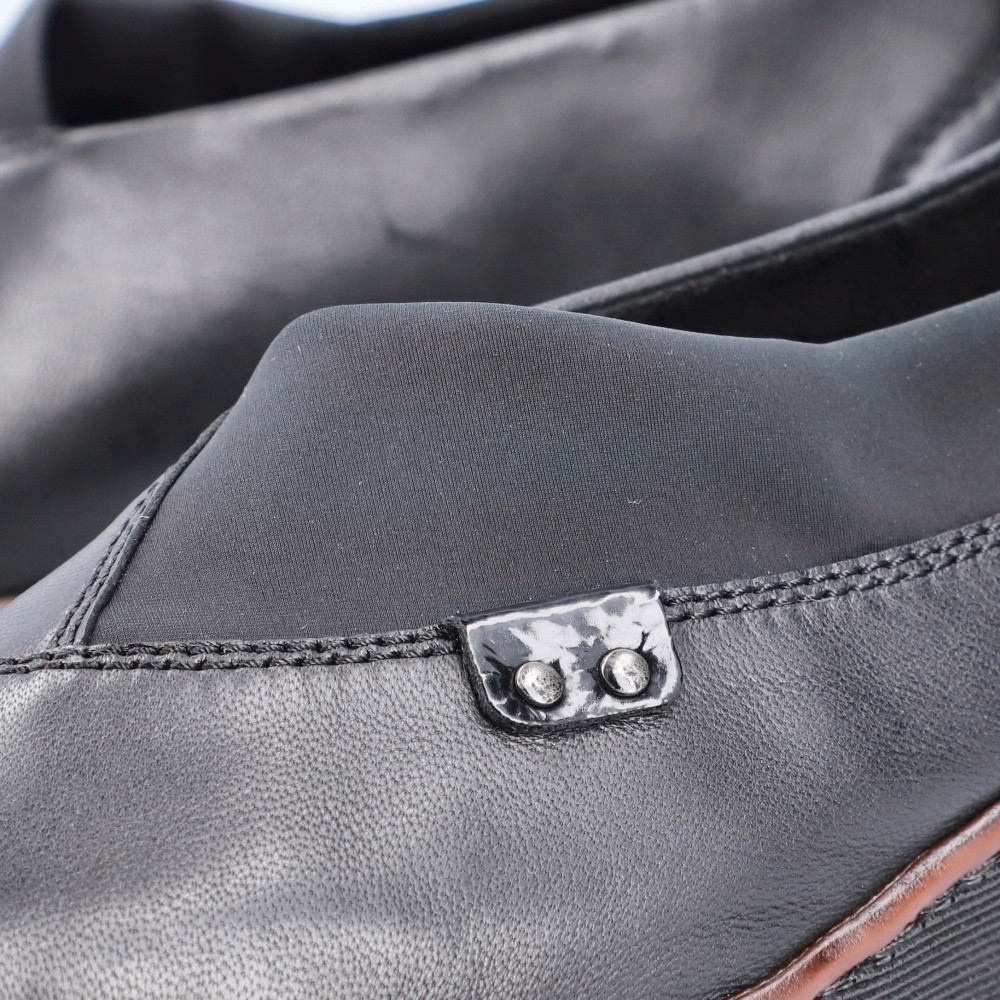 detail Dámské polobotky RIEKER 53763-00 černá W3