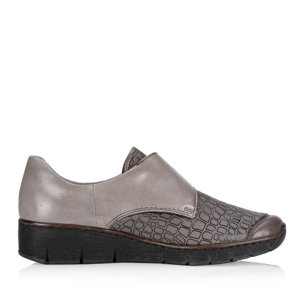 detail Dámske poltopánky RIEKER 537C0-42 sivá W3