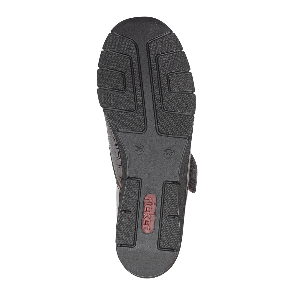 detail Dámske poltopánky RIEKER 537C0-42 sivá W3