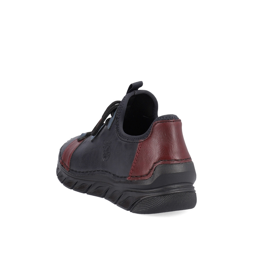 detail Dámské polobotky RIEKER 55057-14 modrá W3