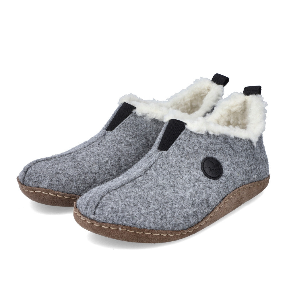 detail Dámské nazouváky RIEKER 66350-42 šedá W3