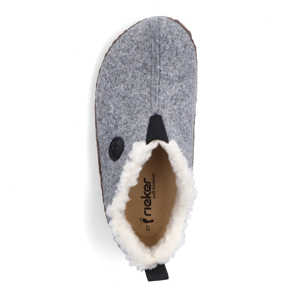 detail Dámské nazouváky RIEKER 66350-42 šedá W3