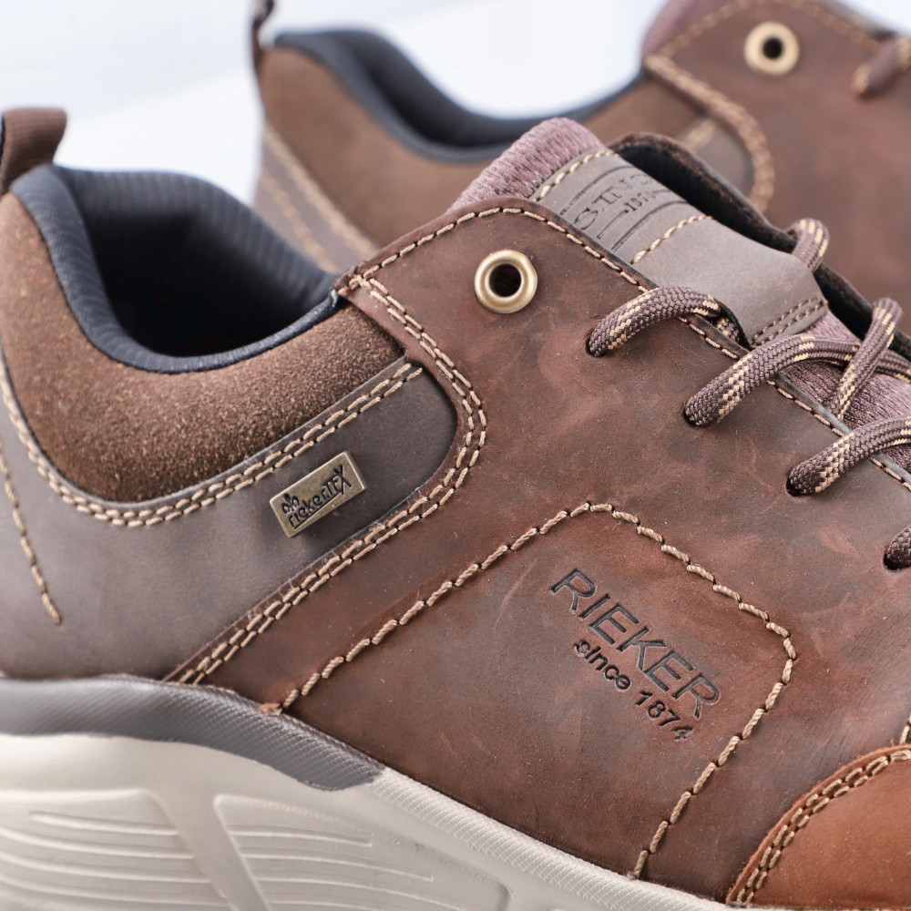 detail Pánské polobotky RIEKER B5000-23 hnědá W3