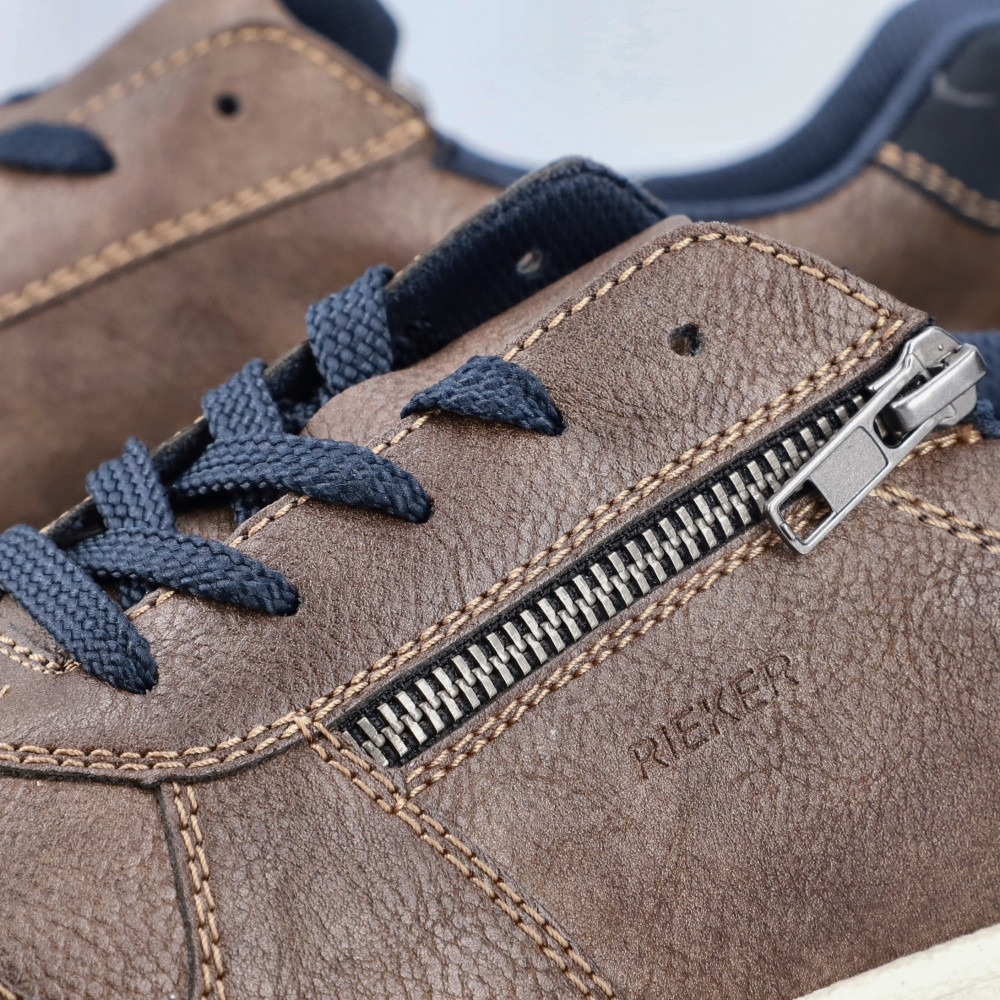 detail Pánské tenisky RIEKER B7803-25 hnědá W3