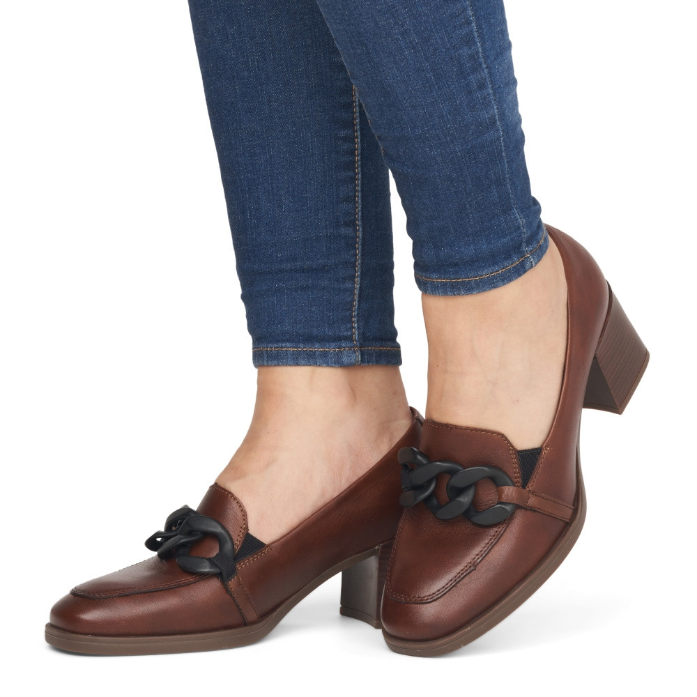 detail Dámské mokasíny REMONTE RIE-10105181-W3 hnědá