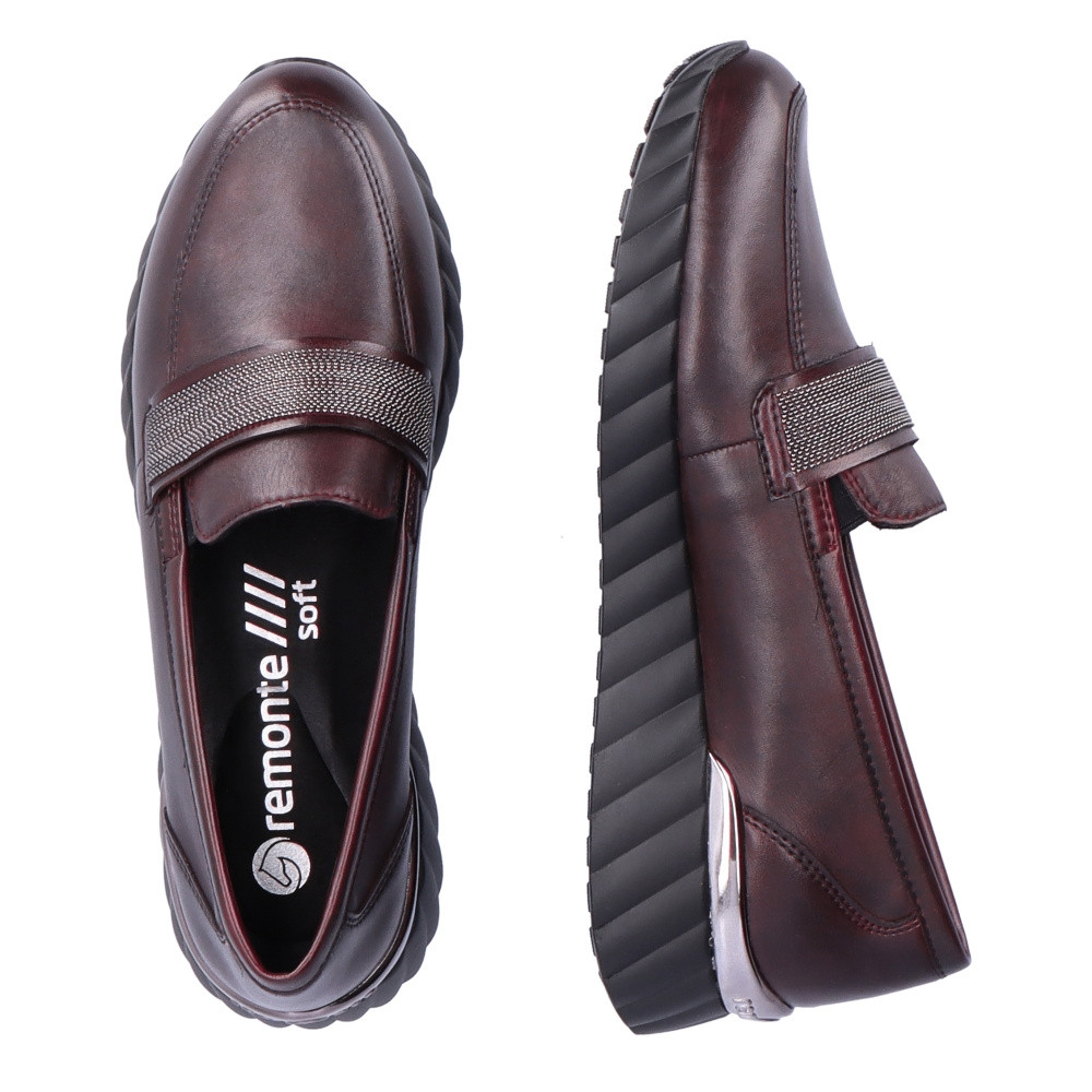 detail Dámské mokasíny REMONTE D5910-35 červená W3