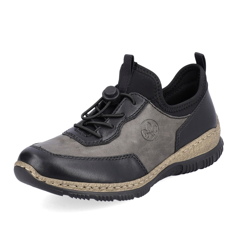 detail Dámské polobotky RIEKER N3256-45 šedá W3
