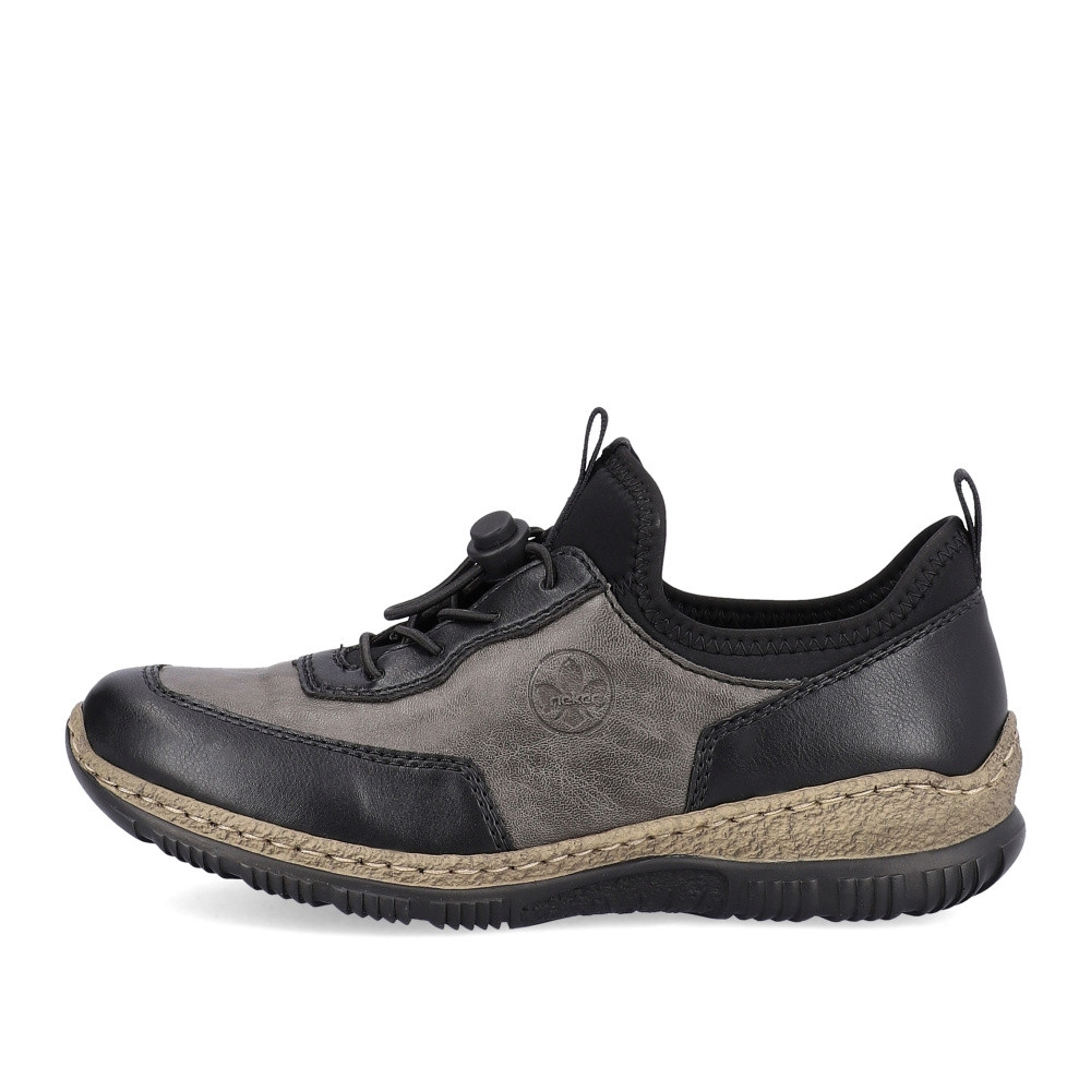 detail Dámské polobotky RIEKER N3256-45 šedá W3