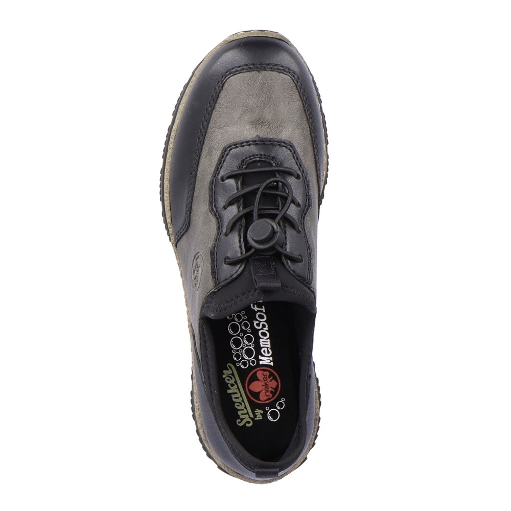 detail Dámské polobotky RIEKER N3256-45 šedá W3