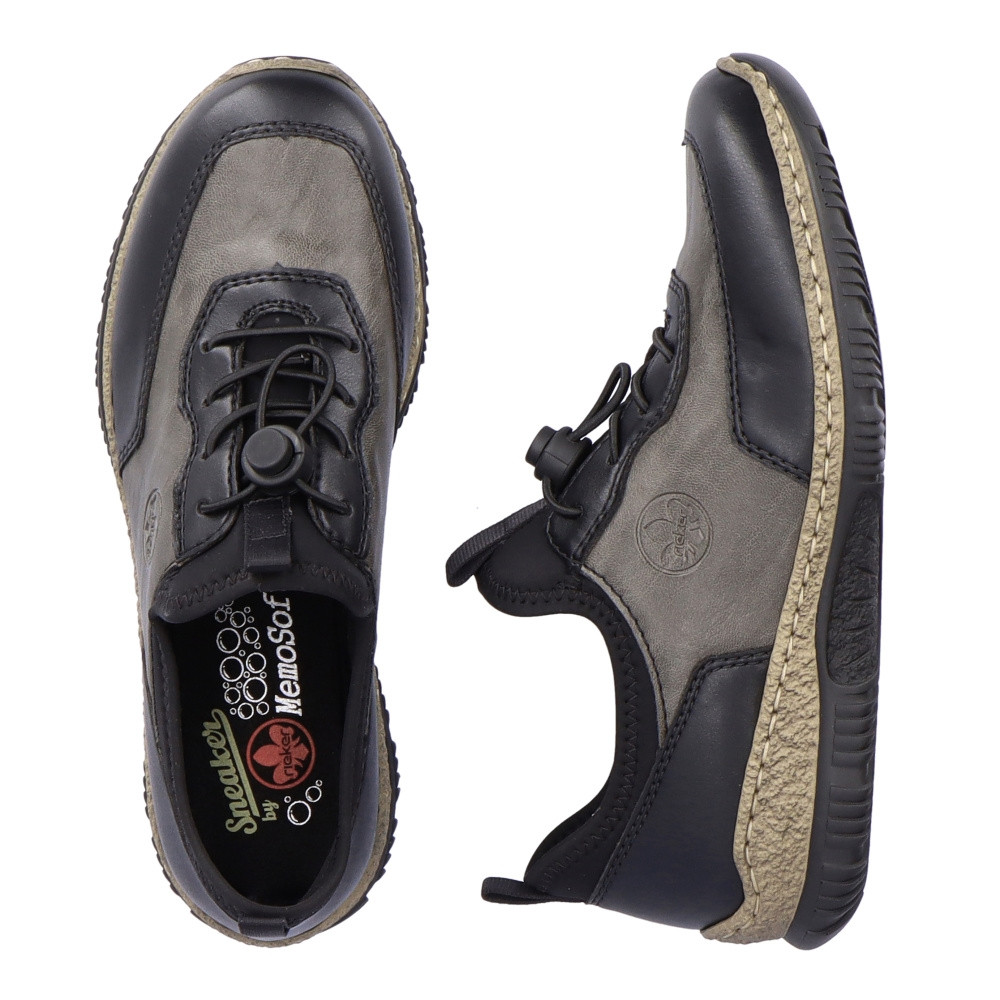 detail Dámské polobotky RIEKER N3256-45 šedá W3