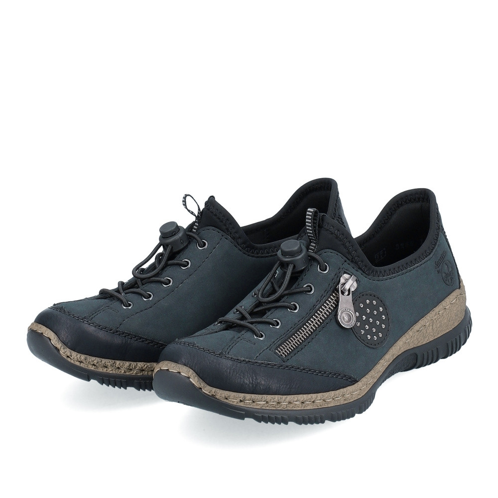 detail Dámské polobotky RIEKER RIE-10105208-W3 modrá