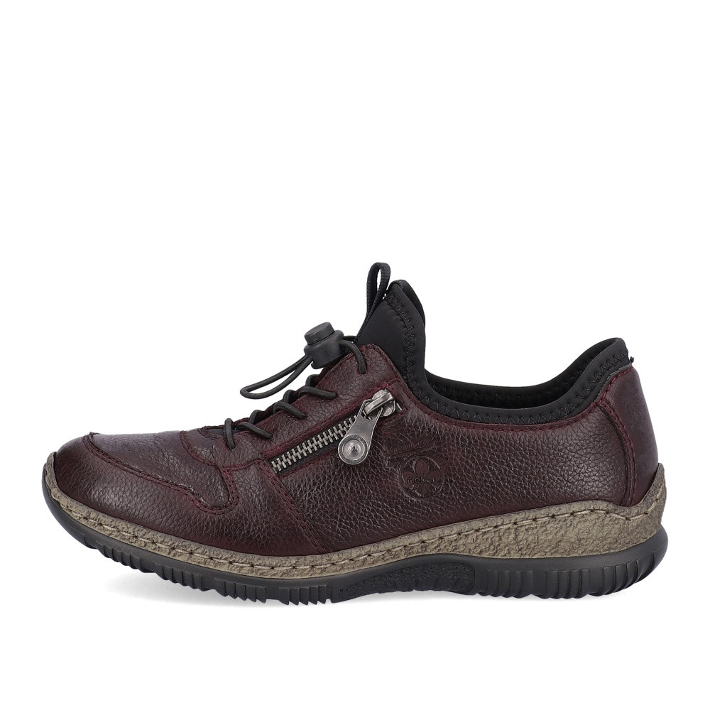 detail Dámske poltopánky RIEKER N32G0-35 červená W4