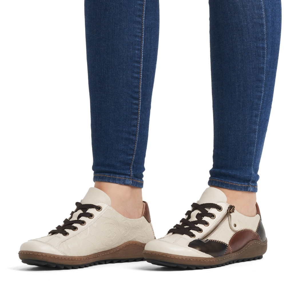 detail Dámské polobotky REMONTE RIE-10105216-W3 béžová