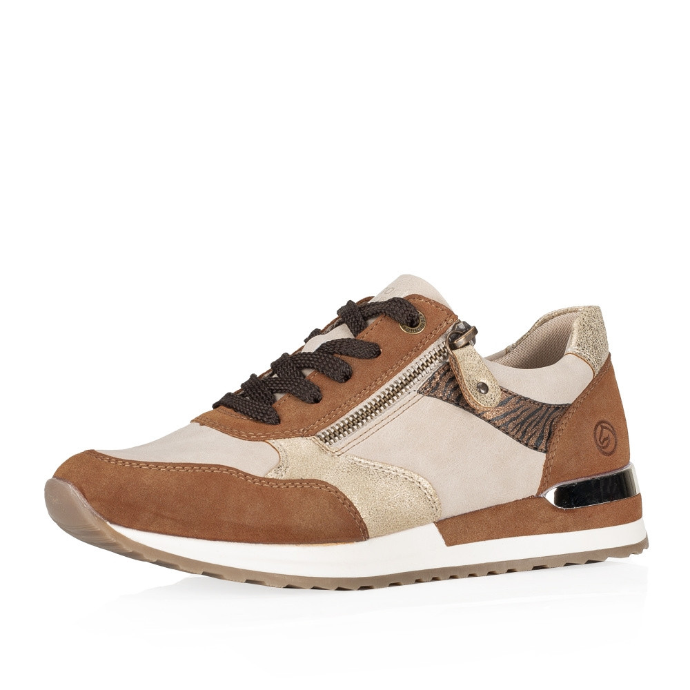 detail Dámské tenisky REMONTE RIE-10105219-W3 hnědá