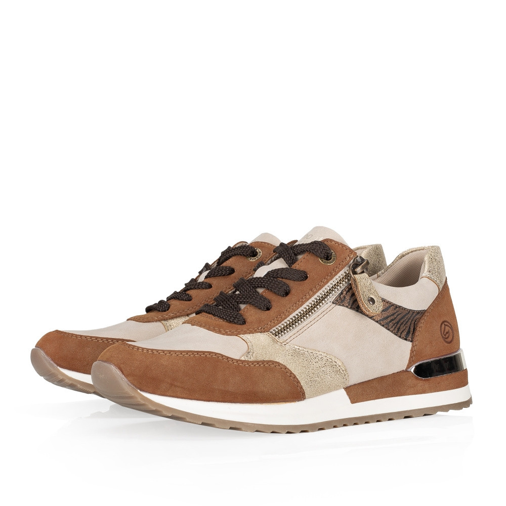 detail Dámské tenisky REMONTE RIE-10105219-W3 hnědá