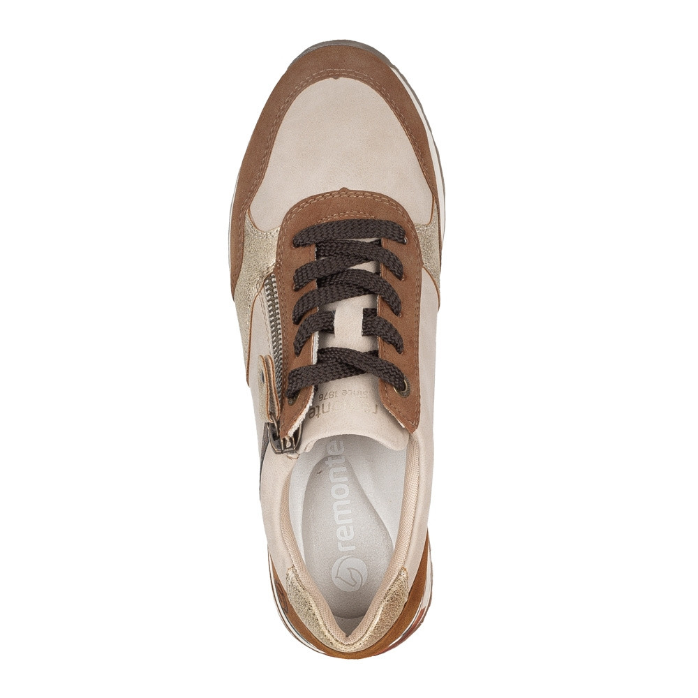 detail Dámské tenisky REMONTE RIE-10105219-W3 hnědá