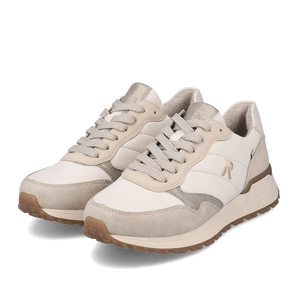 detail Dámske tenisky RIEKER REVOLUTION W0605-60 béžová W3