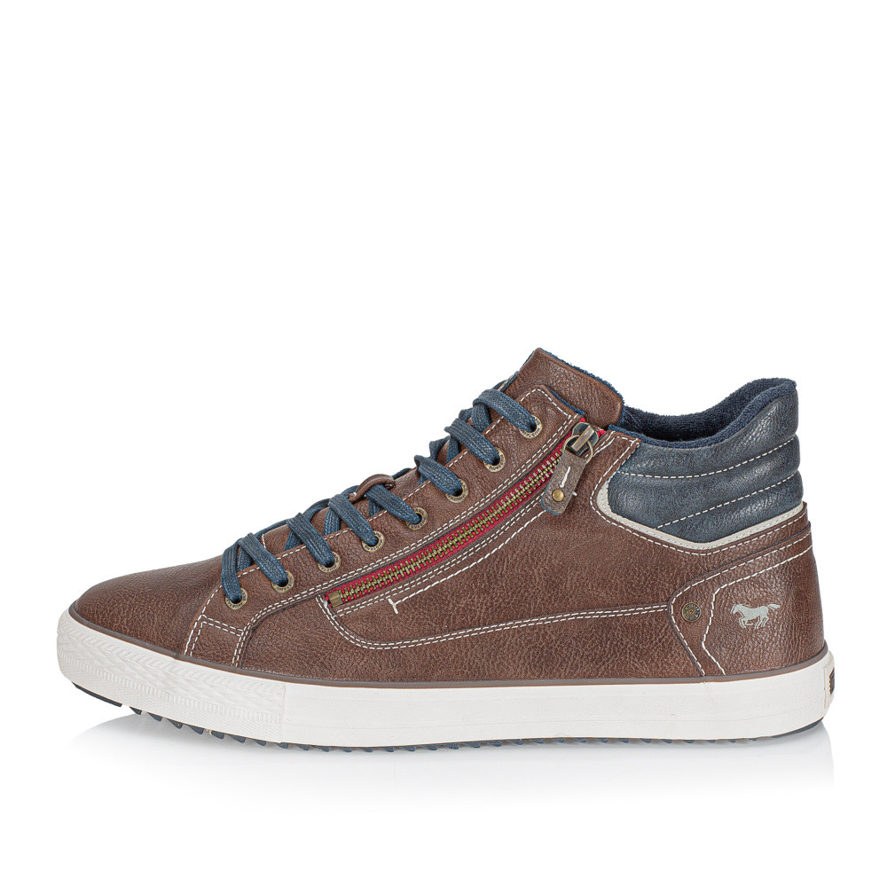 detail Pánská kotníková obuv MUSTANG 4129502-3 hnědá W4