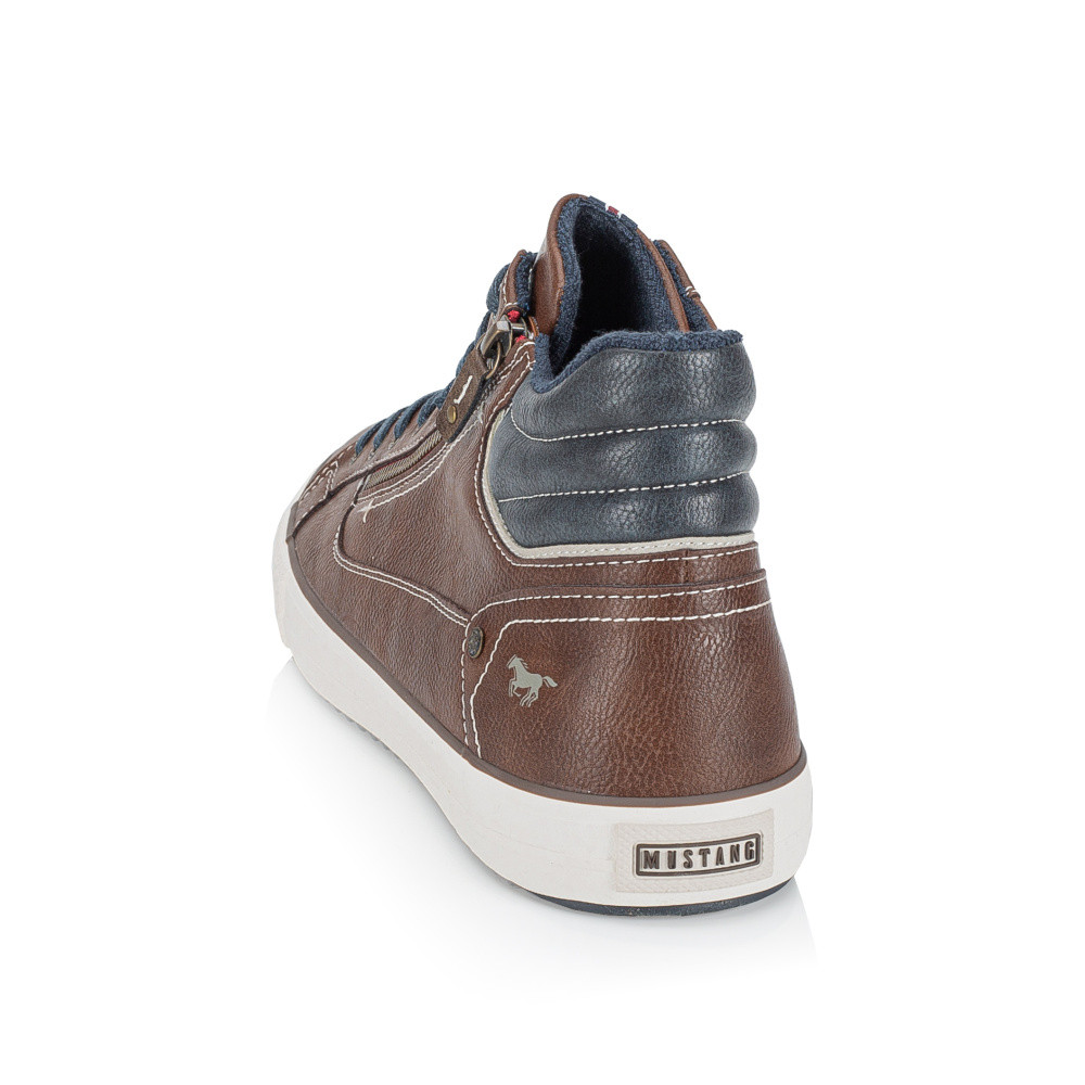 detail Pánská kotníková obuv MUSTANG 4129502-3 hnědá W4