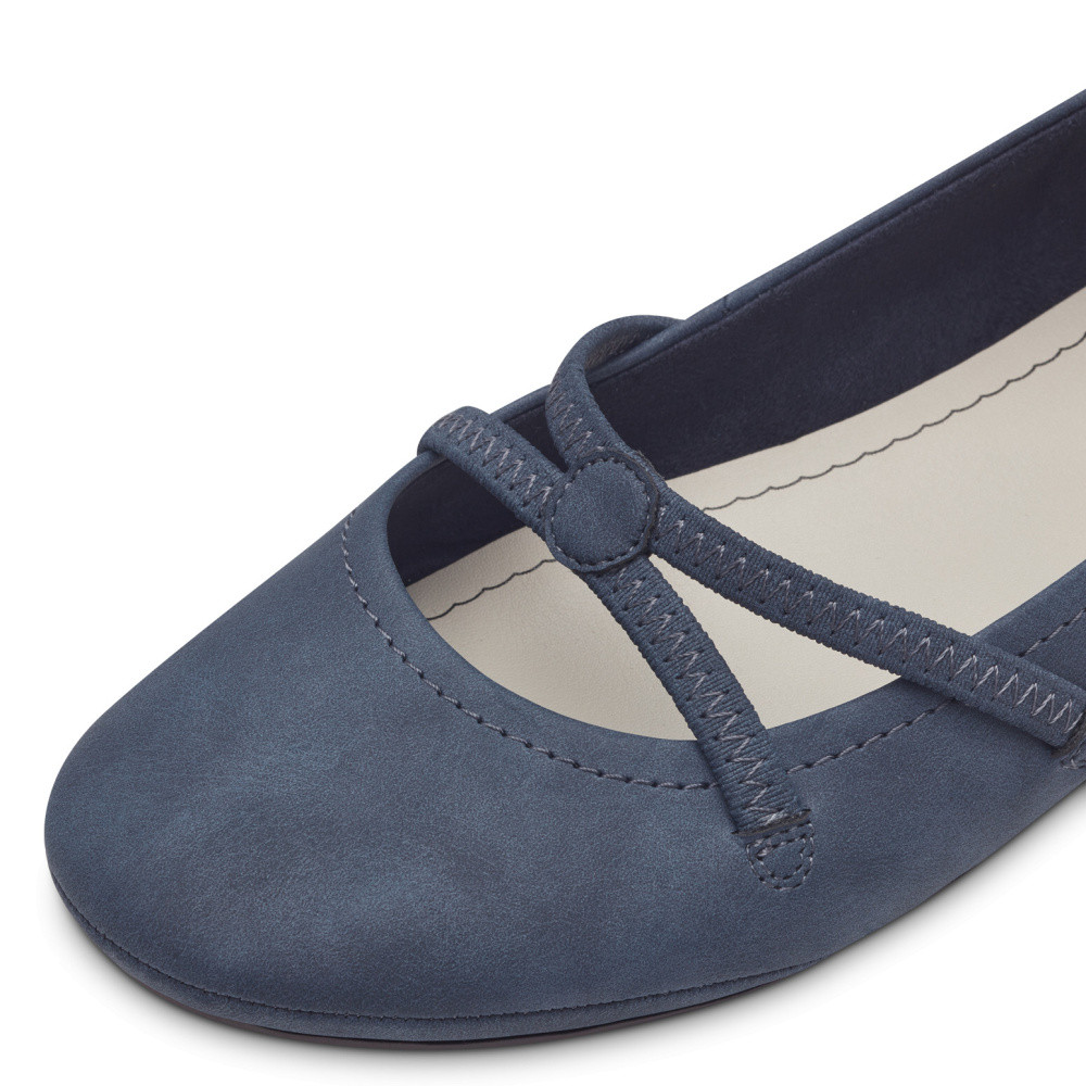 detail Dámské baleríny TAMARIS 22110-42-805 modrá S5