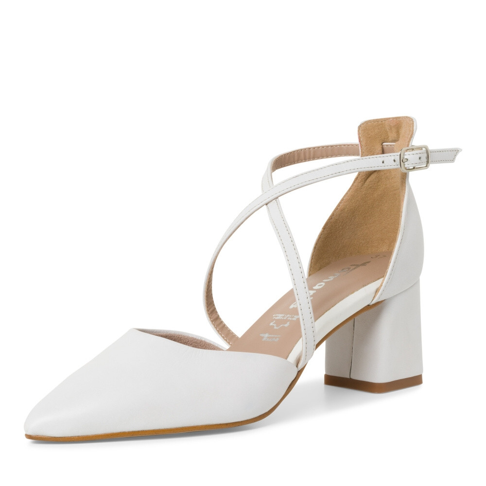 detail Dámské lodičky TAMARIS 22458-42-100 bílá S4