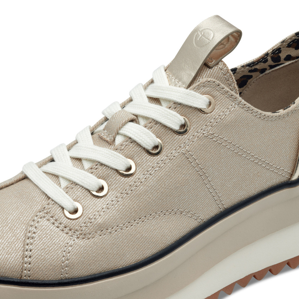 detail Dámské tenisky TAMARIS 23731-41-933 zlatá S5