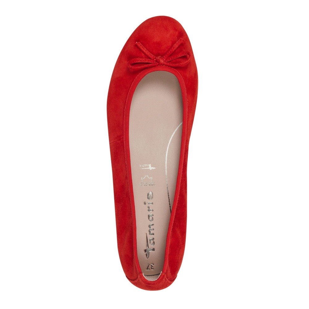 detail Dámské baleríny TAMARIS 22166-42-500 červená S4