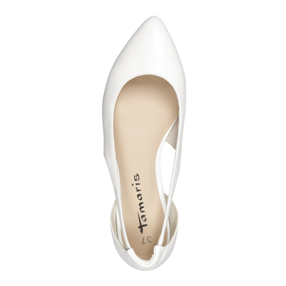 detail Dámské baleríny TAMARIS 22182-42-140 bílá S4
