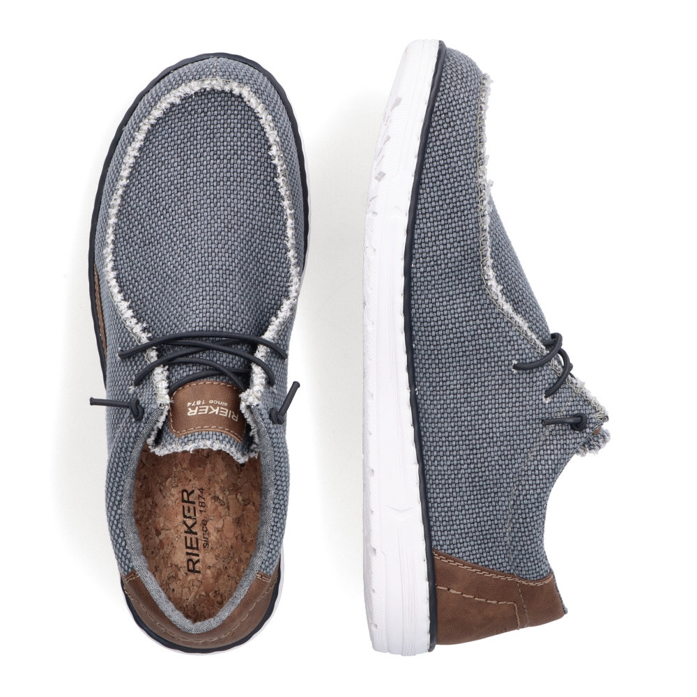 detail Pánske poltopánky RIEKER 08600-12 modrá S5