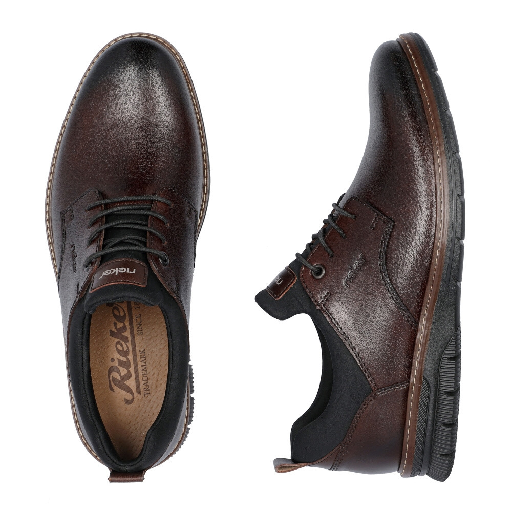detail Pánské polobotky RIEKER 14454-25 hnědá S5