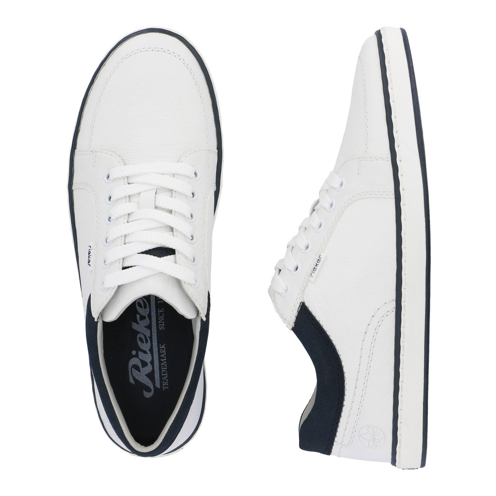 detail Pánské tenisky RIEKER 19624-80 bílá S4