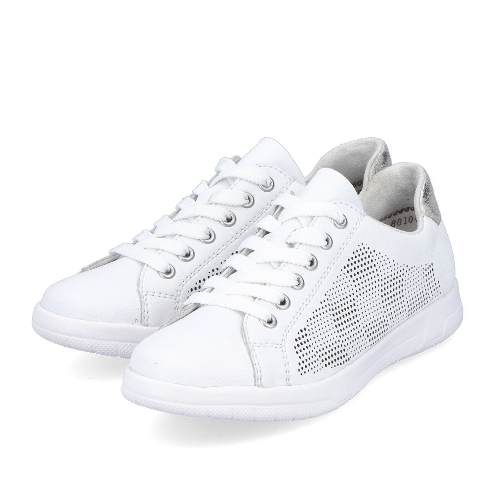 detail Dámské tenisky RIEKER 45606-80 bílá S5