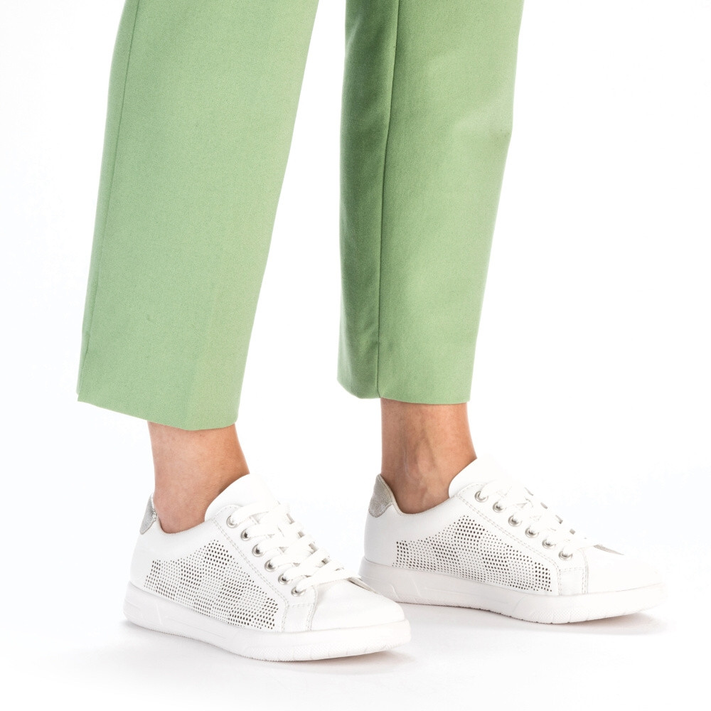 detail Dámské tenisky RIEKER 45606-80 bílá S5