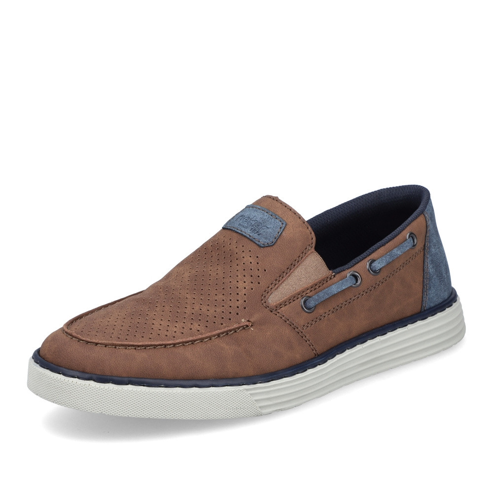 detail Pánské mokasíny RIEKER B2264-24 hnědá S4