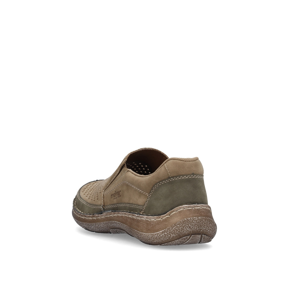 detail Pánské mokasíny RIEKER 03079-64 béžová S4