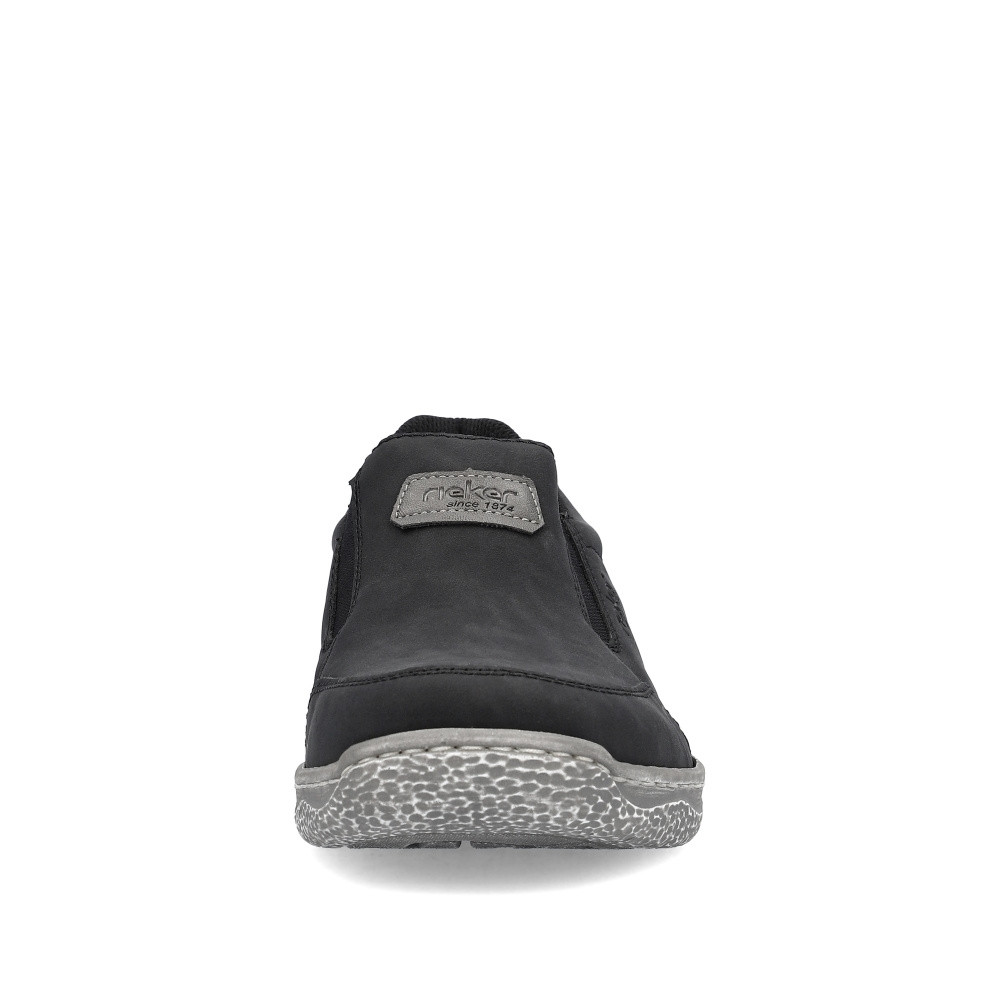 detail Pánské mokasíny RIEKER 03553-00 černá S4