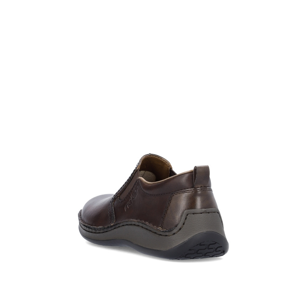 detail Pánské mokasíny RIEKER 05264-25 hnědá S5