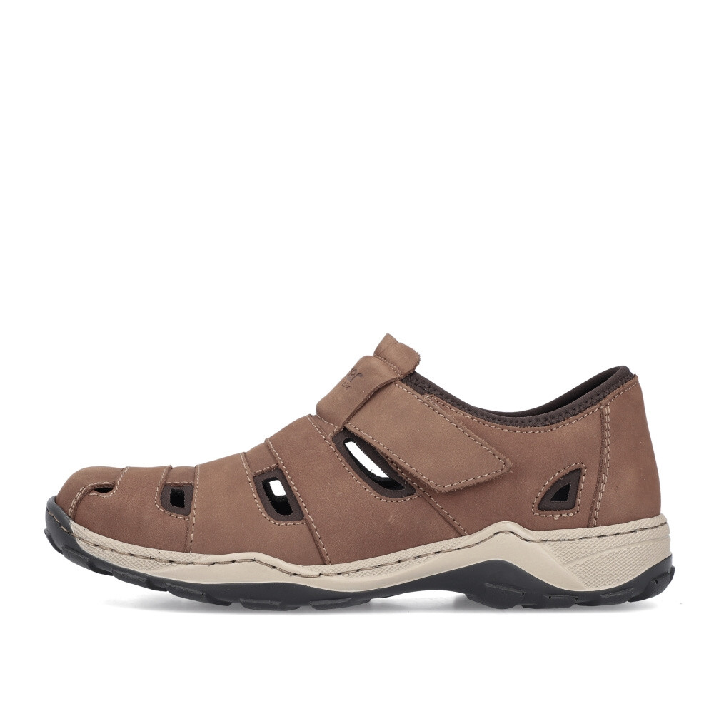 detail Pánské polobotky RIEKER 08067-24 hnědá S4