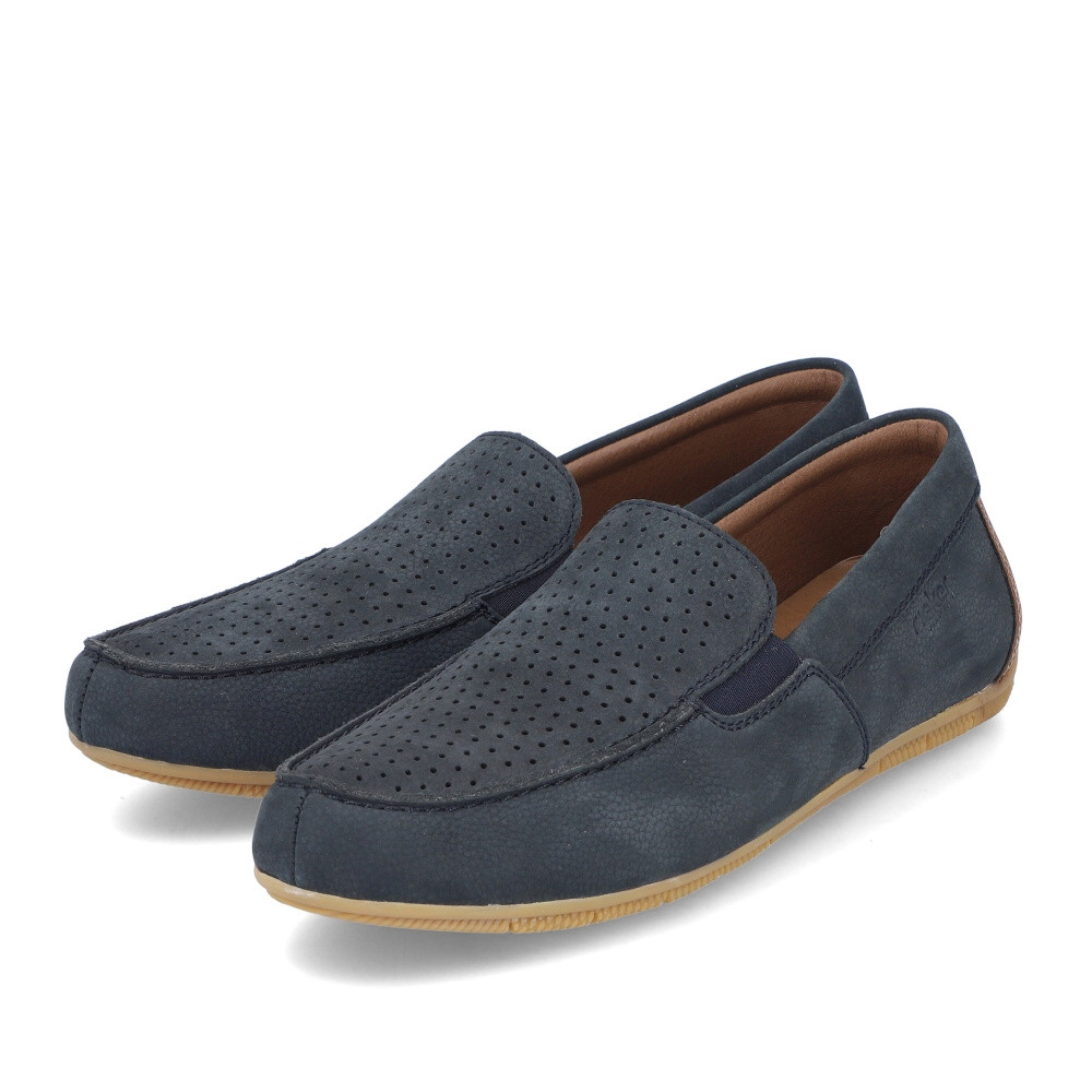 detail Pánske mokasíny RIEKER 09555-14 modrá S4