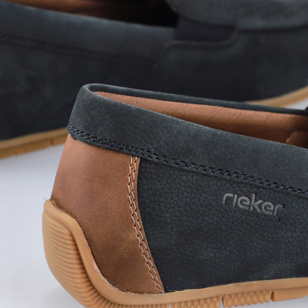 detail Pánske mokasíny RIEKER 09555-14 modrá S4