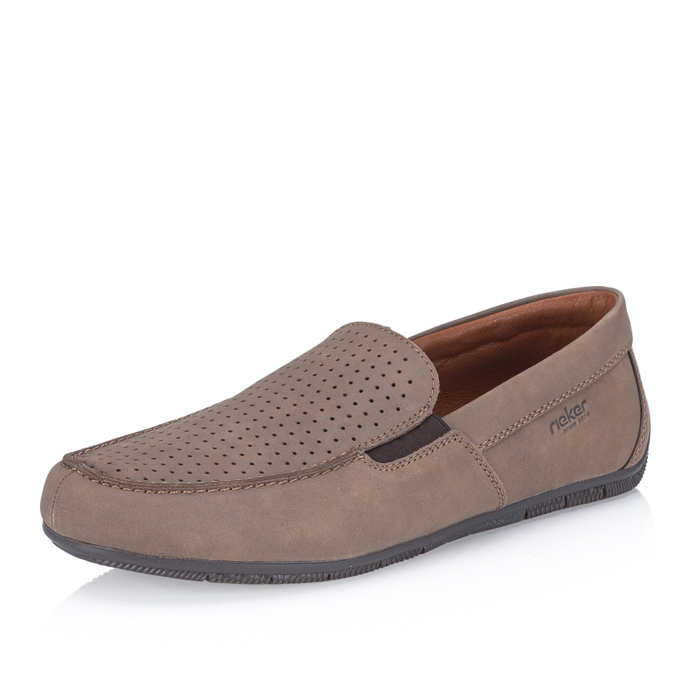 detail Pánské mokasíny RIEKER 09555-25 hnědá S4