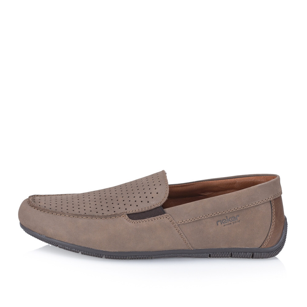 detail Pánské mokasíny RIEKER 09555-25 hnědá S4
