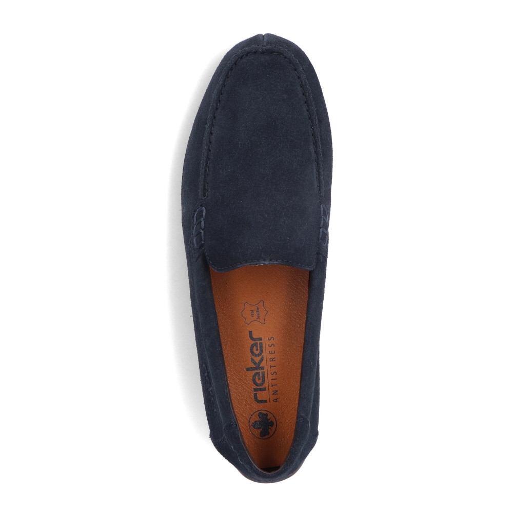 detail Pánské mokasíny RIEKER 09557-14 modrá S4