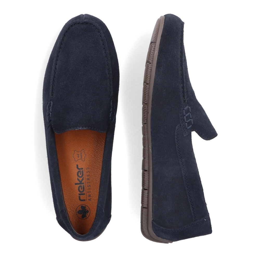 detail Pánské mokasíny RIEKER 09557-14 modrá S4