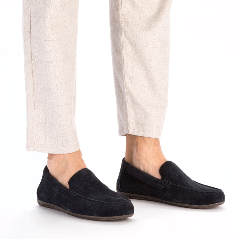 detail Pánské mokasíny RIEKER 09557-14 modrá S4