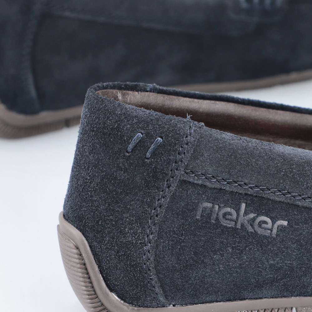 detail Pánské mokasíny RIEKER 09557-14 modrá S4