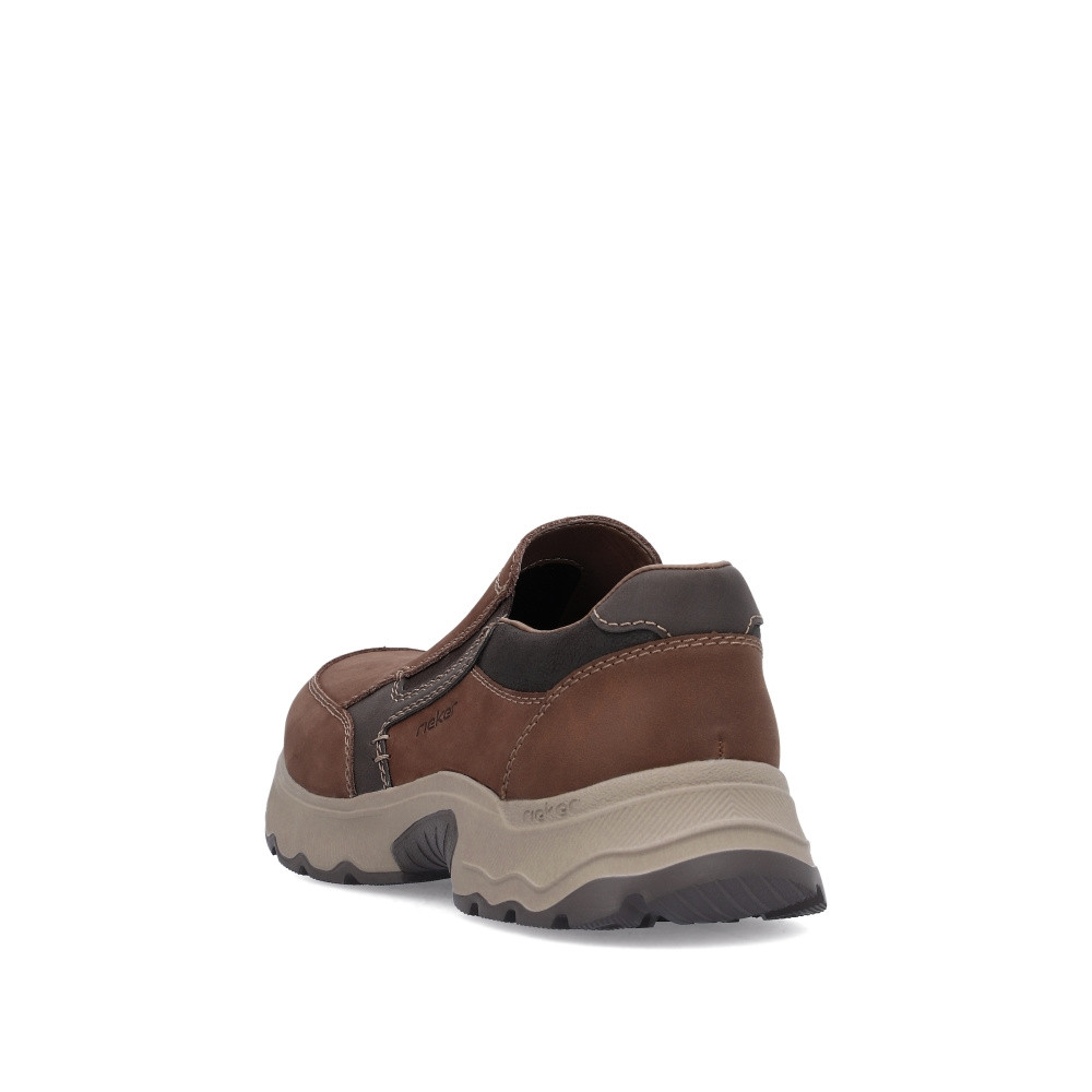 detail Pánské mokasíny RIEKER 11451-24 hnědá S4