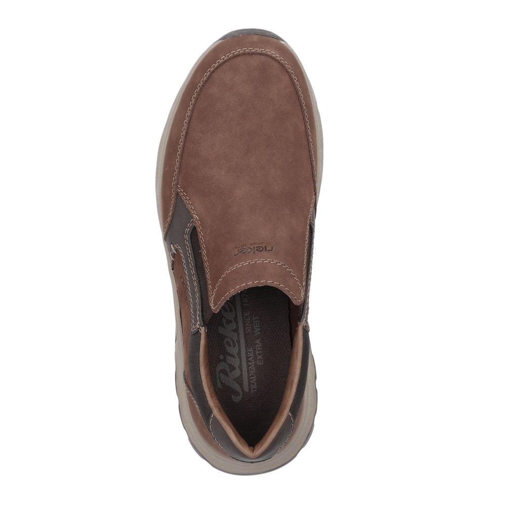 detail Pánské mokasíny RIEKER 11451-24 hnědá S4