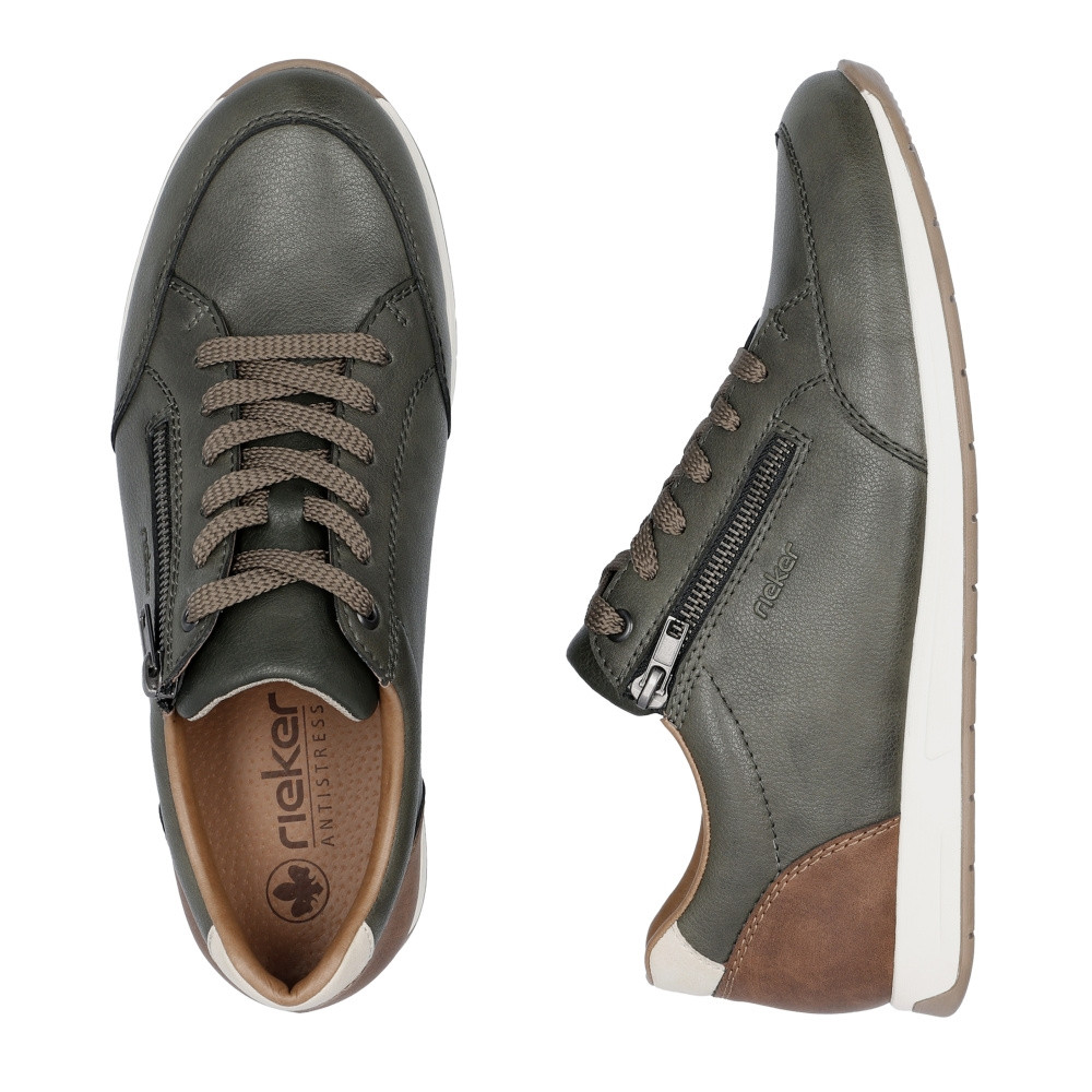 detail Pánské tenisky RIEKER 11903-52 zelená S4