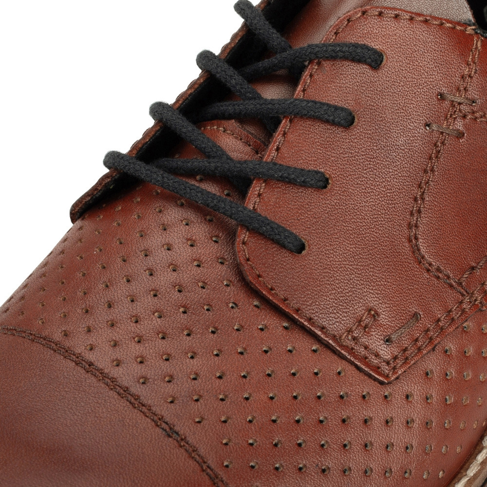 detail Pánské polobotky RIEKER 13517-24 hnědá S4